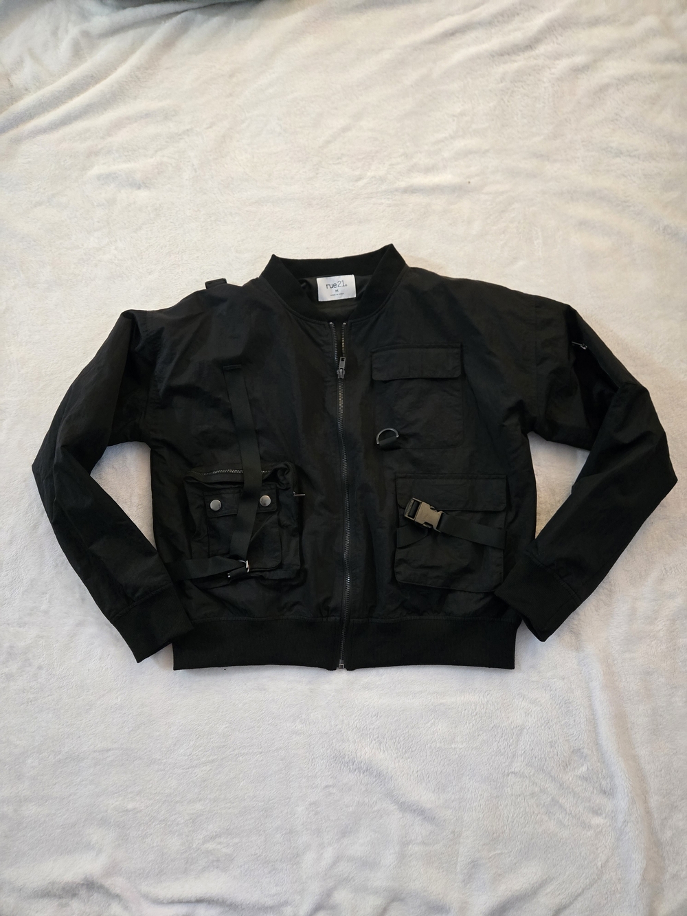 Black Women Tactical Utility Jacket